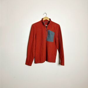 SALE! Men’s Copper L.L. Bean North Ridge Half Zip Fleece Size M Regular
